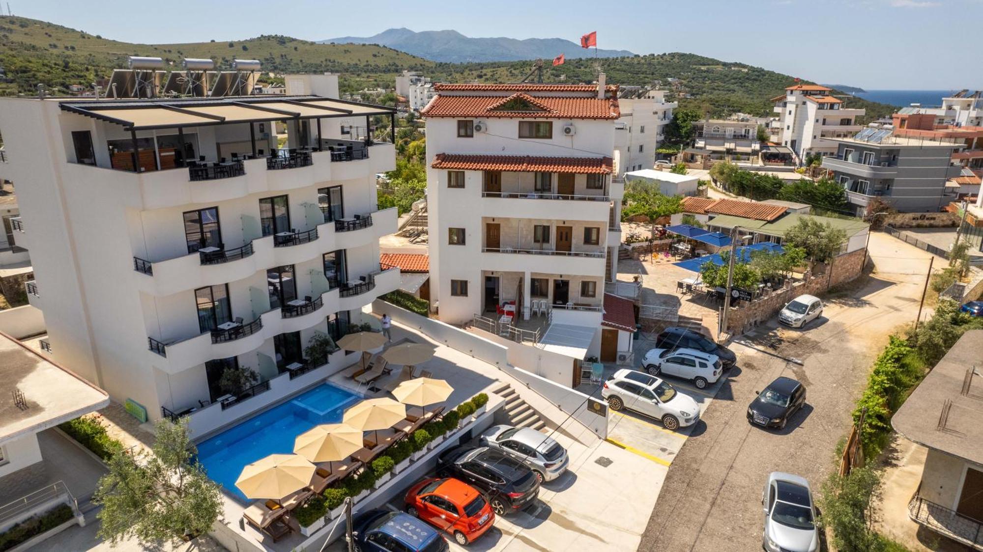 Monel Hotel Ksamil Eksteriør bilde