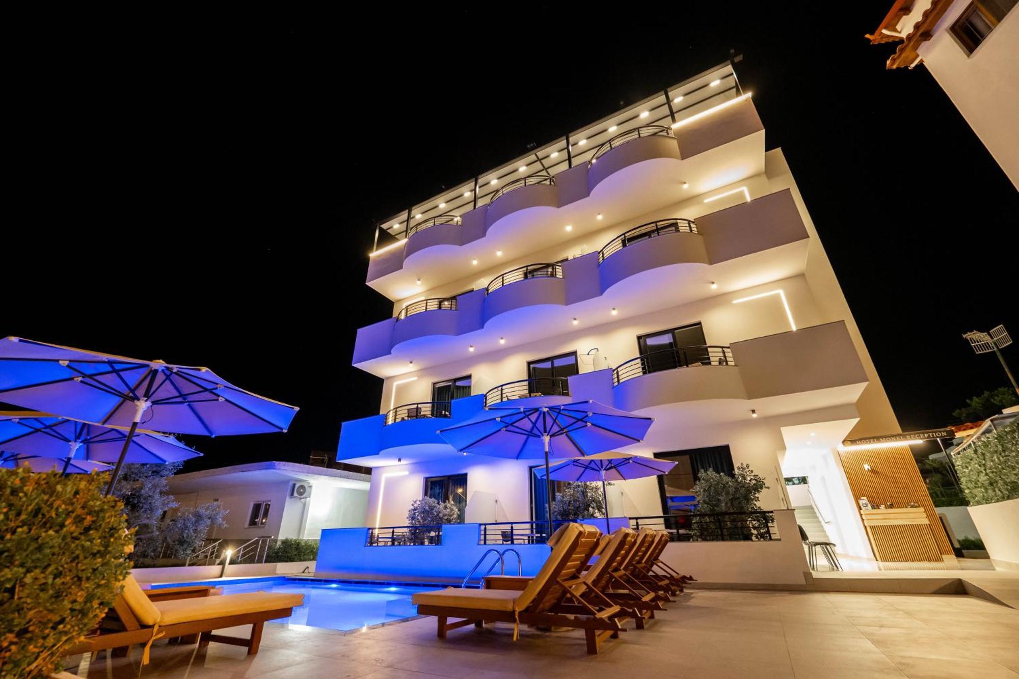 Monel Hotel Ksamil Eksteriør bilde